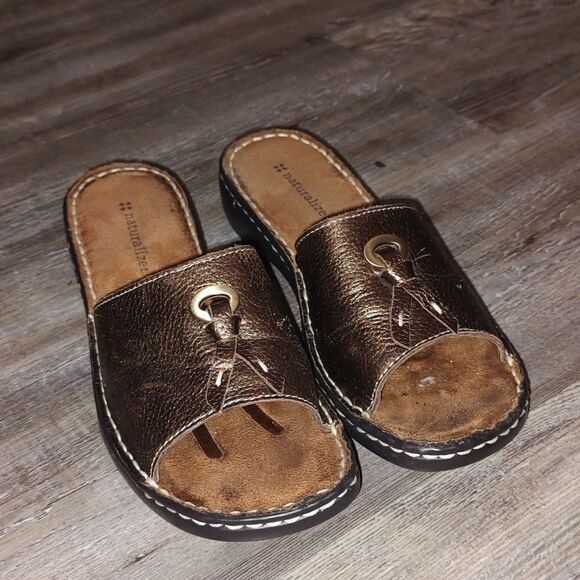 Naturalizer Callman slip on sandals  Sz 7.5 - Picture 5 of 8